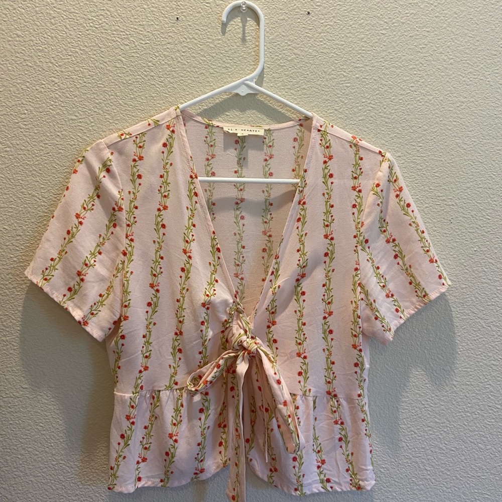 Front Tie Blouse